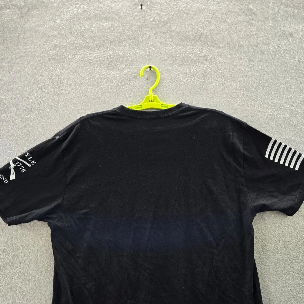 Grunt Style Men Shirt LARGE Black Alcohol Tobacco Firearms Grunge‎ Logo Short